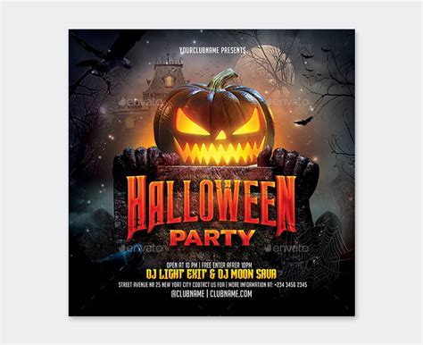 Halloween Flyer Template Psd