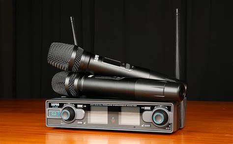 SGPRO Handheld Wireless Microphone Set Of 2 Cordless Professional Dual