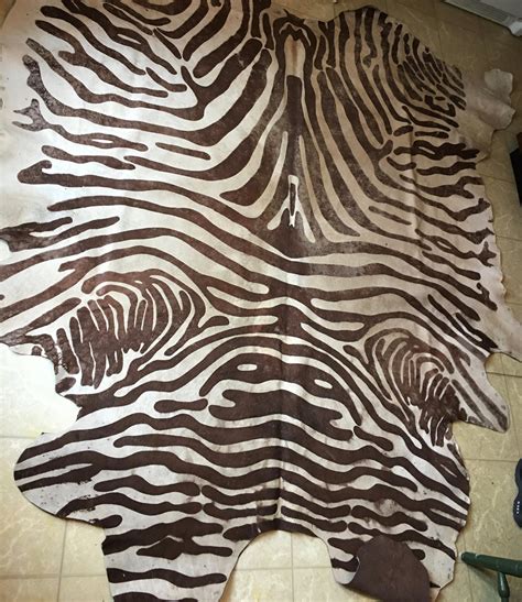 Zebra Print Rug - Extra Large