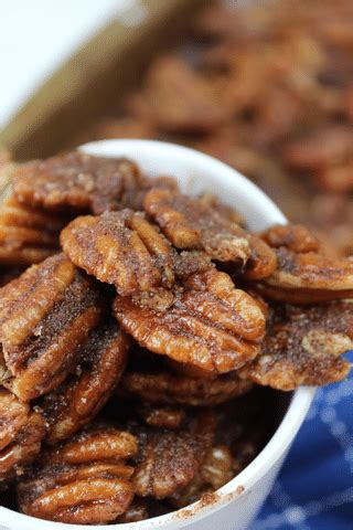 Cinnamon Pecans Recipe - My Heavenly Recipes