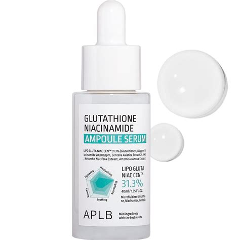 Amazon Aplb Glutathione Niacinamide Ampoule Serum Lipo Gluta