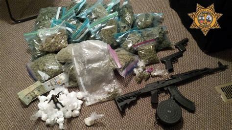 Bcso Seize Large Amount Of Drugs Money Weapons From Home Wciv