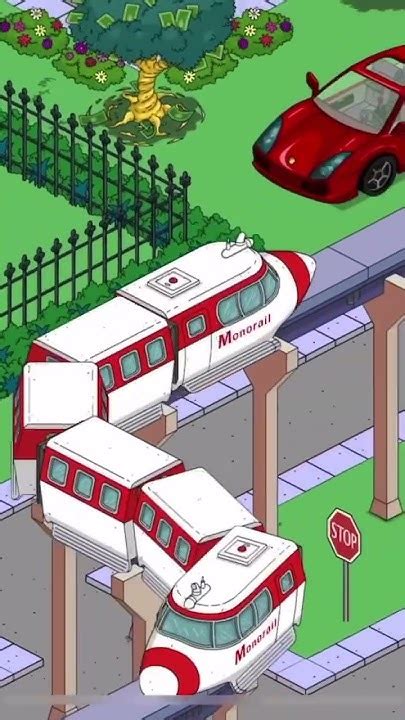 Simpsons Tapped Out Monorail 3 Stations Youtube