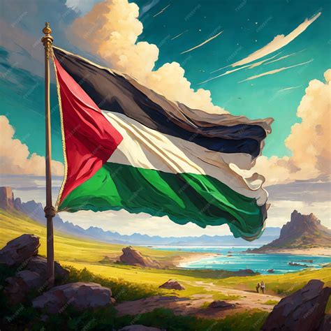 Premium AI Image | Painting watercolor of the national flag of