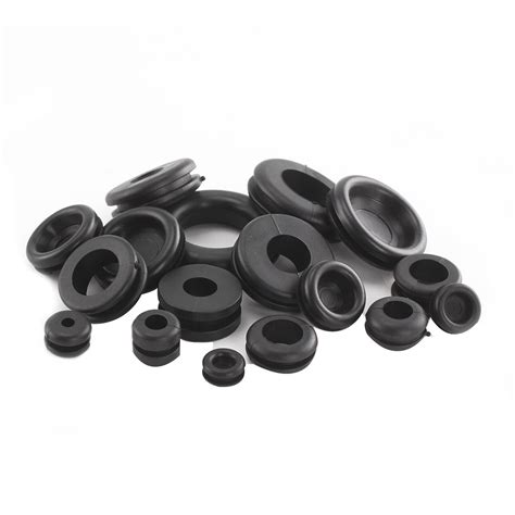 UK Rubber Grommets Blanking Open Closed Blind Grommet Set 200PCS