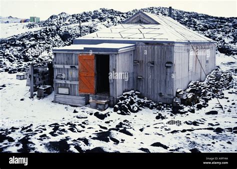 hut o f the british Antarctic expedition 1907-1909, Nimrod expedition, under ther leadingship of ...