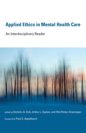 Applied Ethics in Mental Health Care | The MIT Press