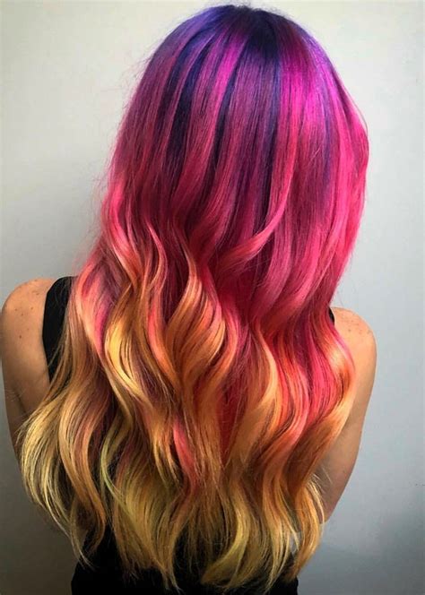 65 Amazing Hair Colors To Inspire Coole Haarfarben Haare Haarfarben