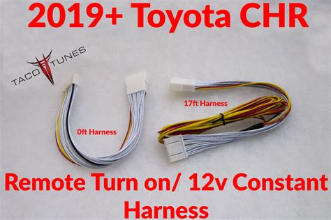2019 Toyota Chr Remote Turn On Plug And Play Harness Sound Processor