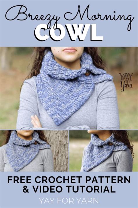 Breezy Morning Cowl Free Knitting Pattern Yay For Yarn Free