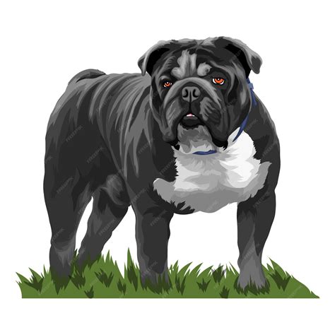 premium vector dog vintage