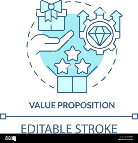 Value Proposition Turquoise Concept Icon Stock Vector Image And Art Alamy