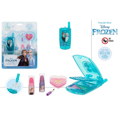 Set De Maquillaje Frozen Con Forma De Tel Fono