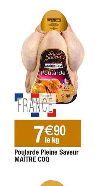 Promo Poularde Pleine Saveur Ma Tre Coq Chez Cora Icatalogue Fr