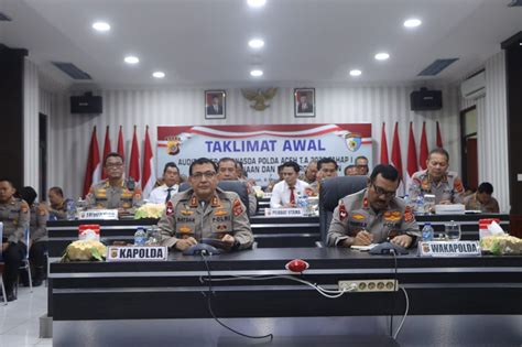 Polda Aceh Gelar Taklimat Awal Audit Kinerja Tahap Satu Tahun Anggaran 2023