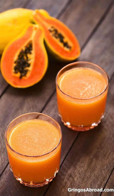 Papaya Juice Recipes Papaya Juice Recipe Papaya Recipes Healthy