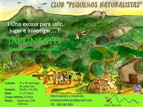 Club Peque Os Naturalistas Del Aula Ap Cola Sierra De Hoyo