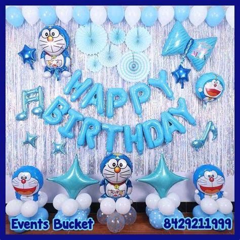 Doraemon Theme Birthday Party Decoration