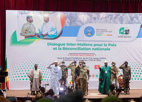 Mali Ouverture De La Phase Nationale Du Dialogue Inter Maliens