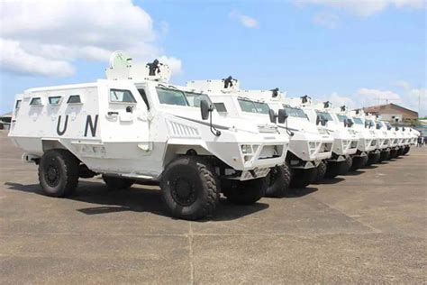 Arquus Bastion APCs And Equipment Delivered To Cameroon UN Peacekeeing