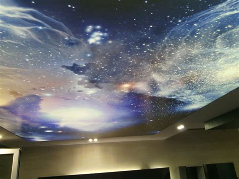 Полотно Галактика натяжные потолки (46 фото)