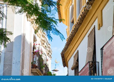 Cordoba Streets On A Sunny Day In Historic City Center Stock Image