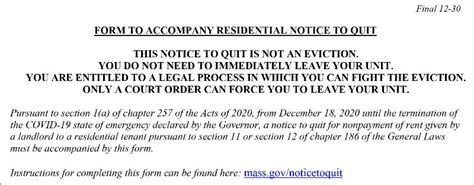 New COVID Landlord, Court Regulations Now Law (FY21 Budget, 191-H5181 ...