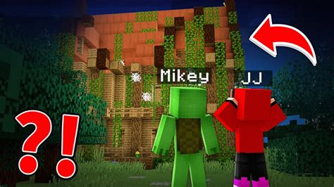 Mikey And Jj Spent 24 Hours In A Haunted House In Minecraft Maizen