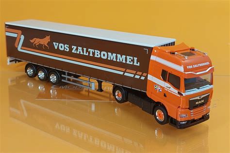 Herpa Man Tgx Gx Gardinenplanen Sz Vos Zaltbommel Nl