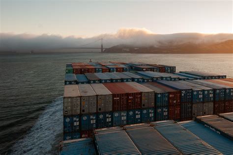 photographing container ships  linchpin   global supply chain