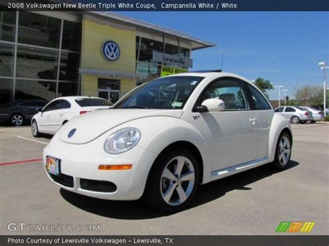 Campanella White 2008 Volkswagen New Beetle Triple White Coupe