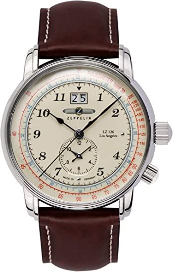 Zeppelin Pour Homme Analogique Quartz Montre Beige Taille