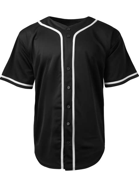 Ma Croix Mens Baseball Jersey Button Down Athletic Sport Uniform