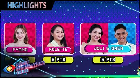 Day Th Nomination Night Official Tally Of Votes Pbb Gen