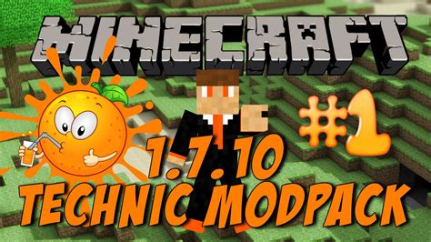 Minecraft 1 7 10 Technic Modpack Ep 1 Getting Started YouTube