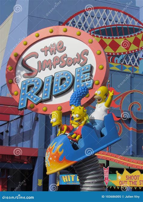 Krustyland In The Simpsons Ride Area In Universal Studios Hollywood