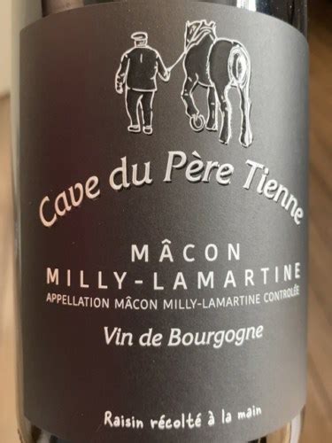 Cave du Père Tienne Elevé en Fûts Mâcon Milly Lambartine Rouge Vivino