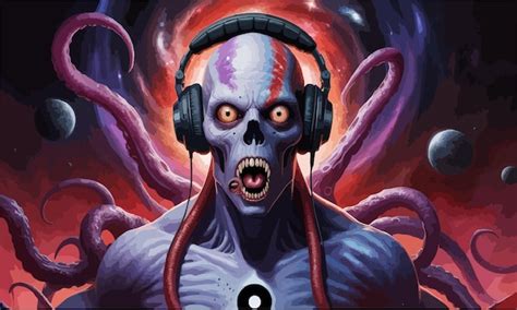 horror vr vectors illustrations