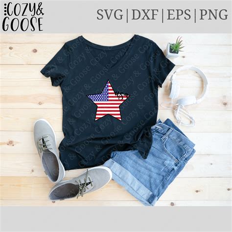 American Flag SVG Star Flag SVG USA Svg America Independence Day Fourth ...