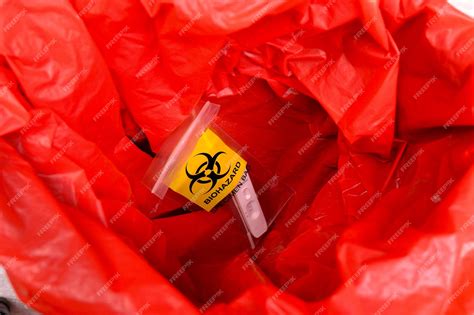 Bolsa De Muestra De Riesgo Biológico Infeccioso De La Prueba Covid19 En