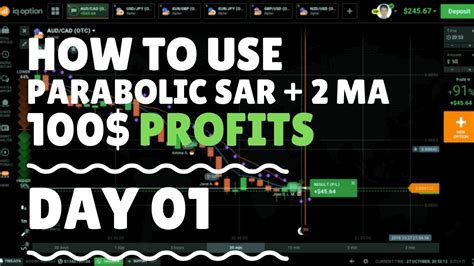 IQ Option How To Use Parabolic SAR 2Moving Average YouTube