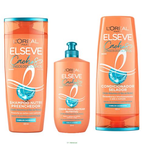 Kit Elseve Cachos Dos Sonhos Shampoo Ml Condicionador Ml