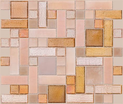 Susan Jablon Mosaics Rose Quartz Hybrid Ceramic Tiles