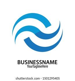 Blue Wave Logo Vector Image Stock Vector (Royalty Free) 1501295405 ...