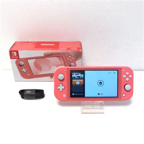 Nintendo Switch Lite Console - Coral Pink