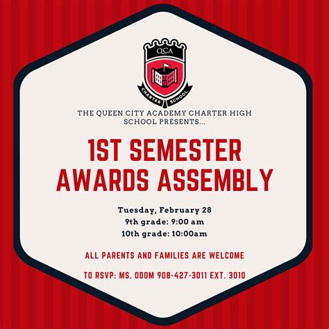 1st Semester Awards Assembly