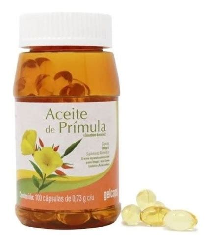 Aceite De Prímula Con 100 Cápsulas Gelcaps Sabor Na MercadoLibre