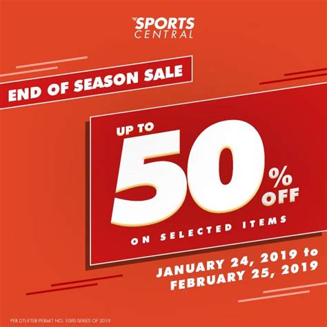 Sports Central End Of Season Sale Manila On Sale