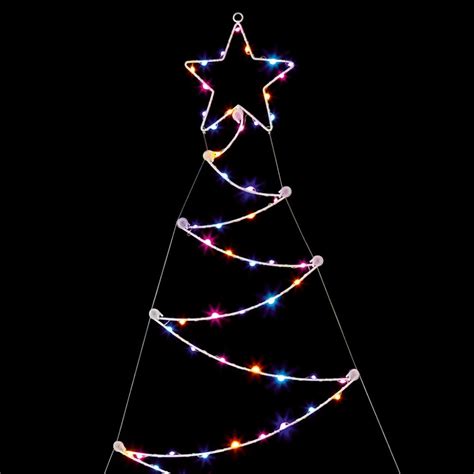 Wall Mounted Low Profile Led Christmas Trees 12m