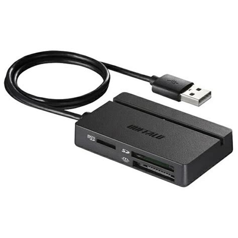 楽天ビック｜buffalo｜バッファロー Bscr100u2bk マルチカードリーダー・ライター Bscr100u2シリーズ ブラック [usb2 0 1 1] 通販